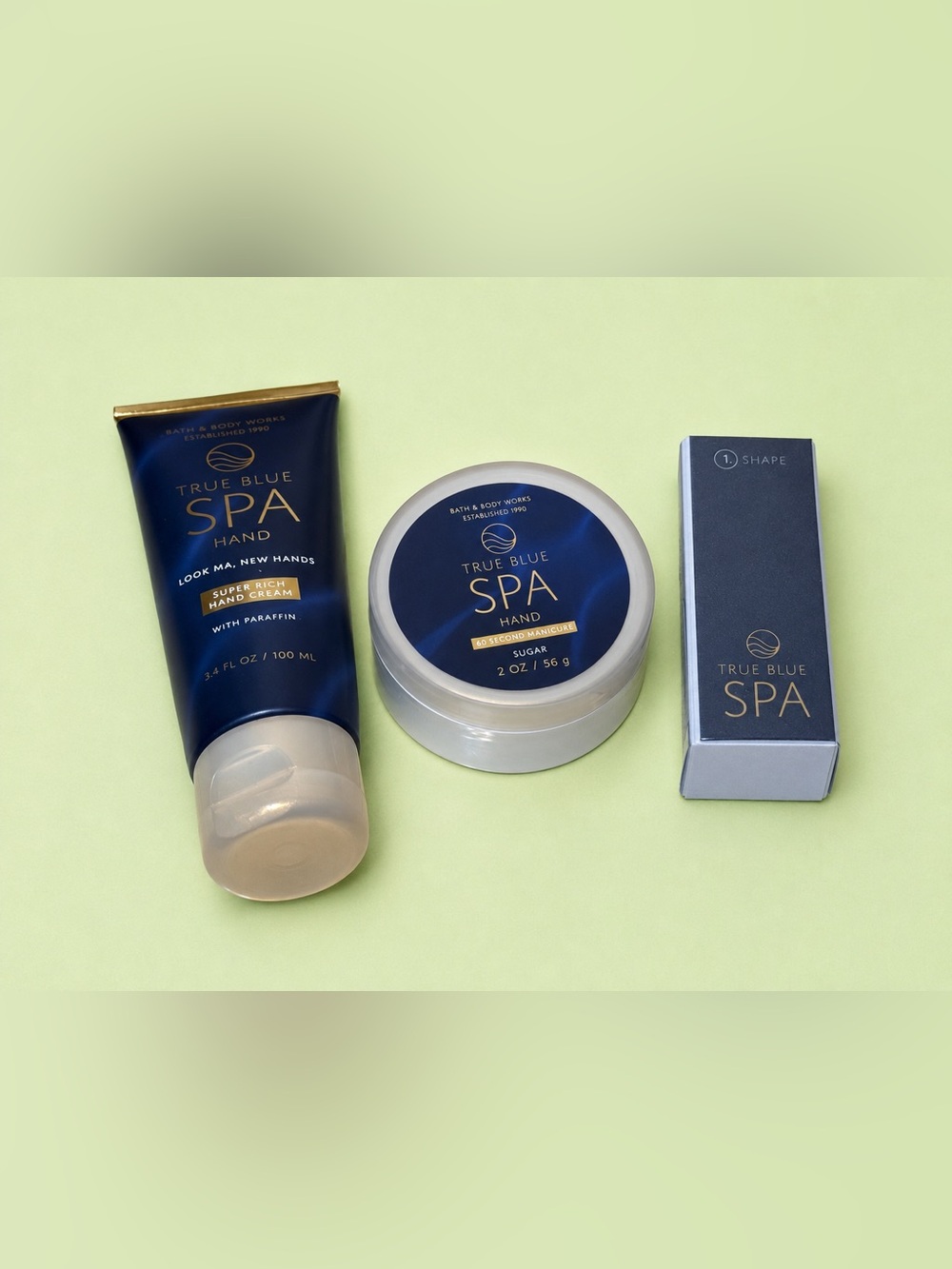 Bath & Body Works True Blue Spa Hand Care Set